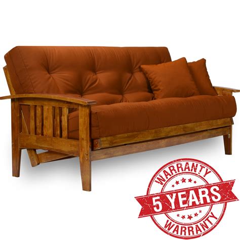Buy Online Futon With Wooden Frame
